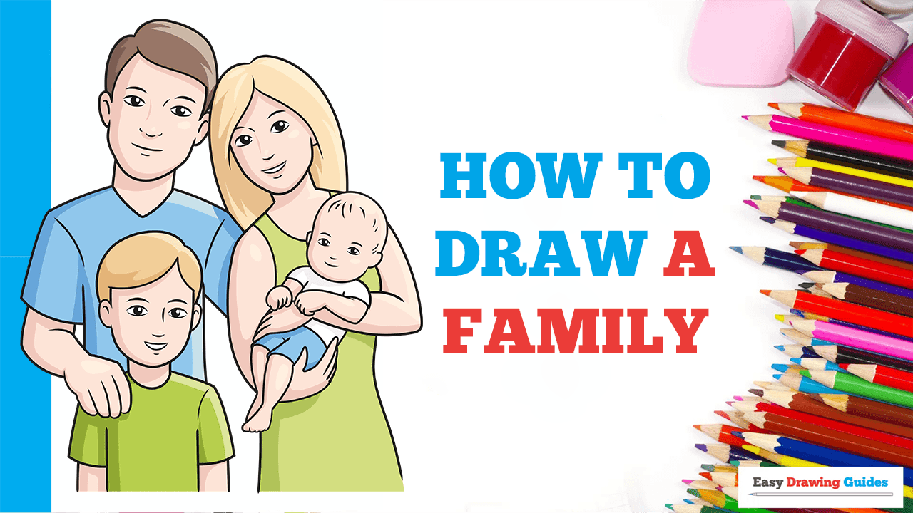 Family  Sketch Drawing Клипарты SVG векторы и Набор Иллюстраций Без  Оплаты Отчислений Image 14970006