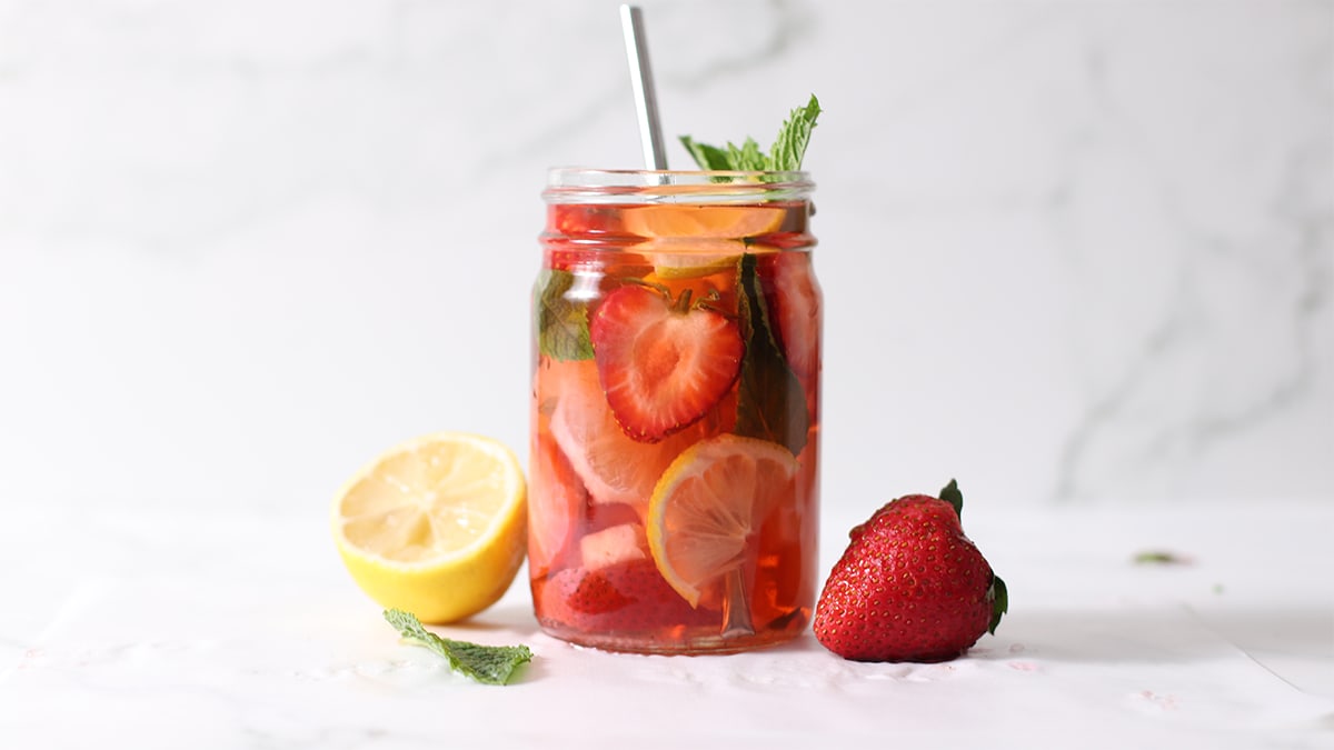 Strawberry Citrus Infused Water - Nourished Simply