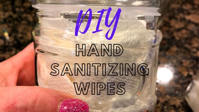 Homemade hand sanitizer deals wipes