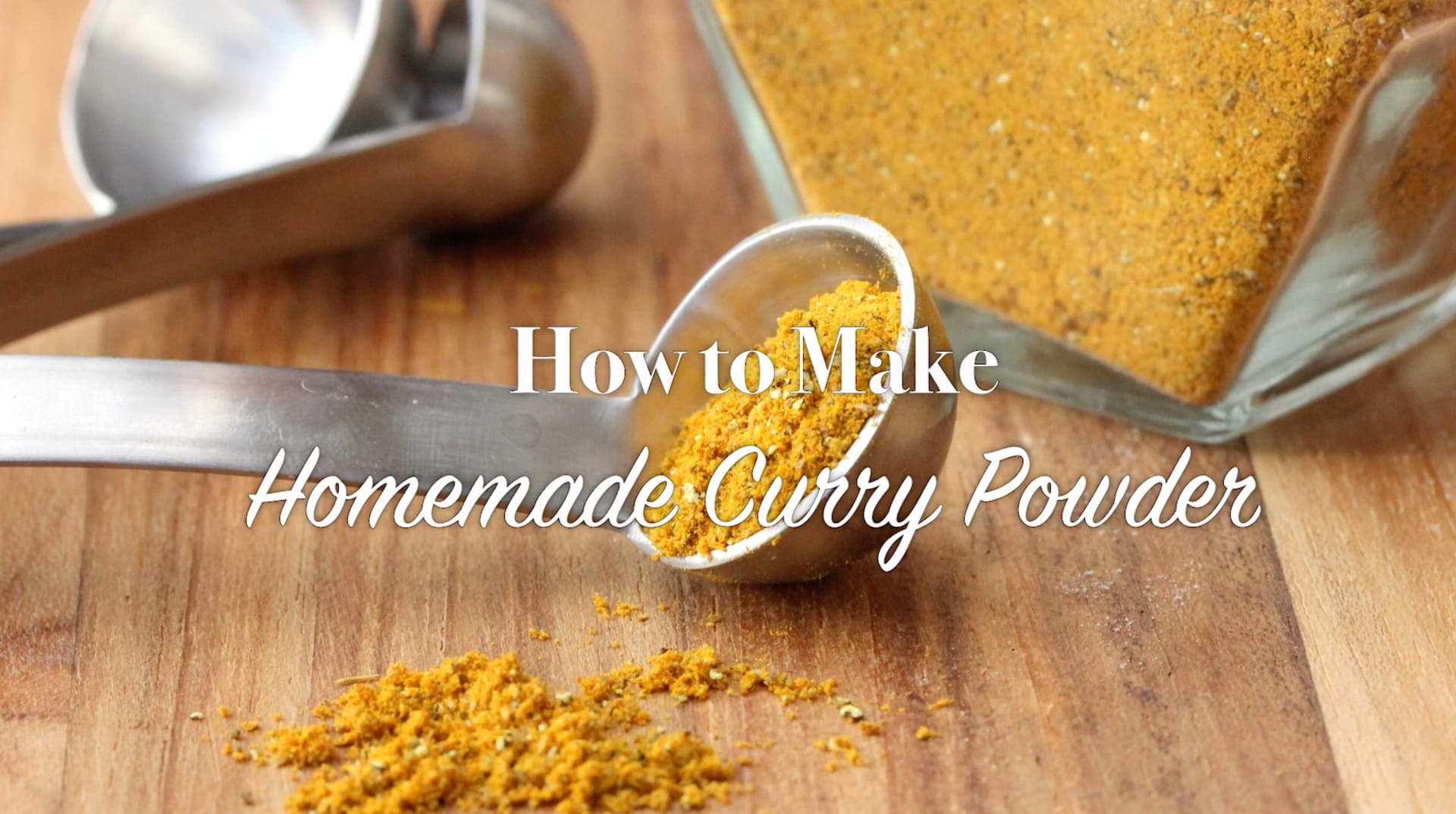 Homemade yellow curry powder clearance