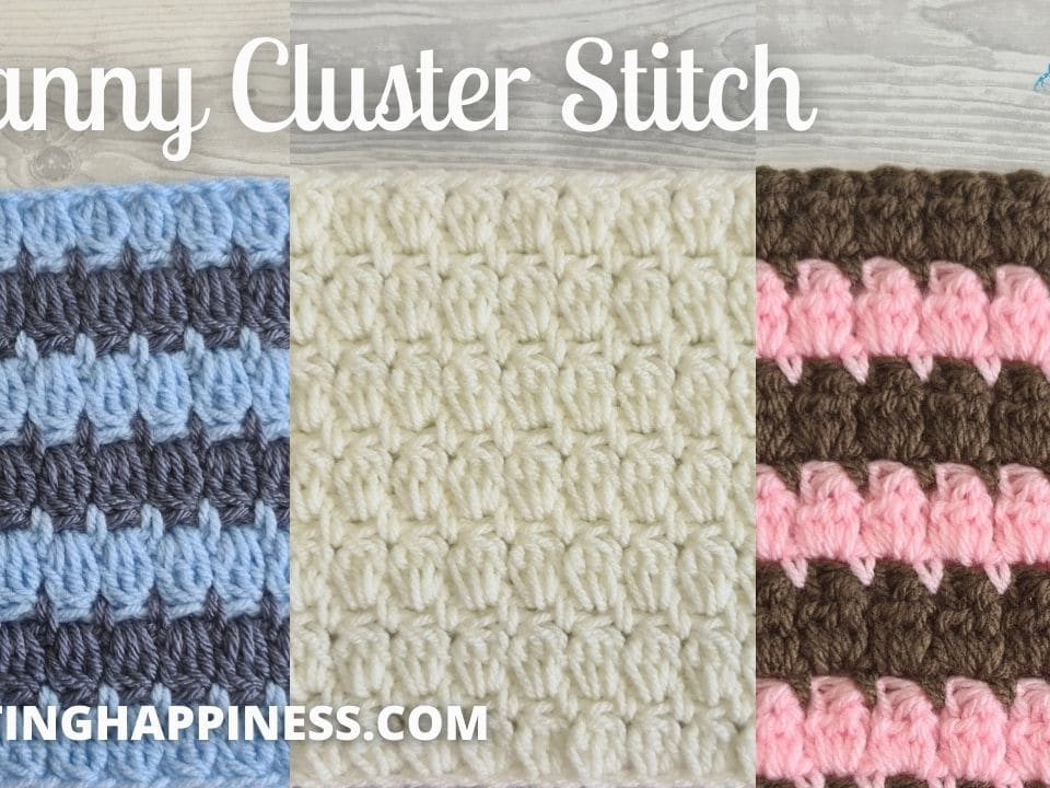 Crochet cluster stitch clearance blanket