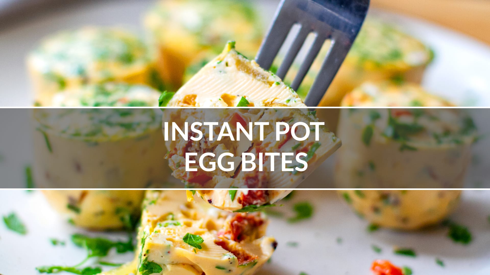 Mediterranean Egg Bites In Instant Pot With Herbs & Feta (VIDEO)