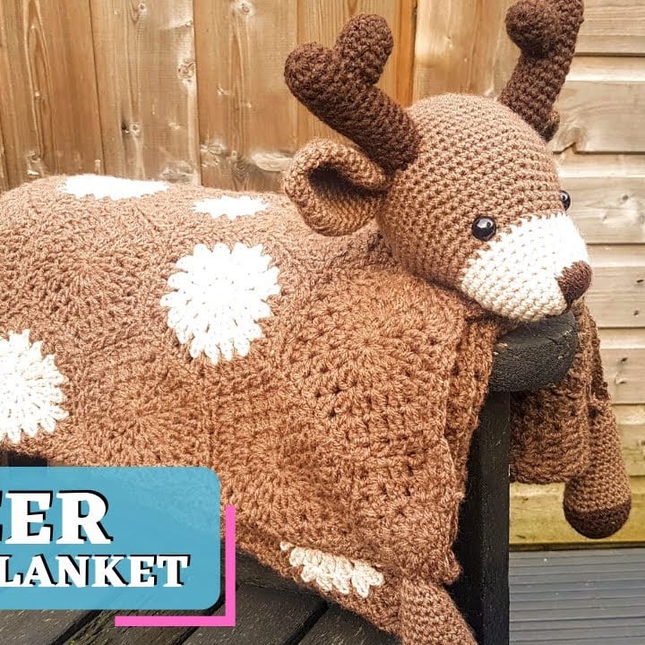 Animal Crochet Kit. Woodland Crafting. Deer Crochet Intermediate