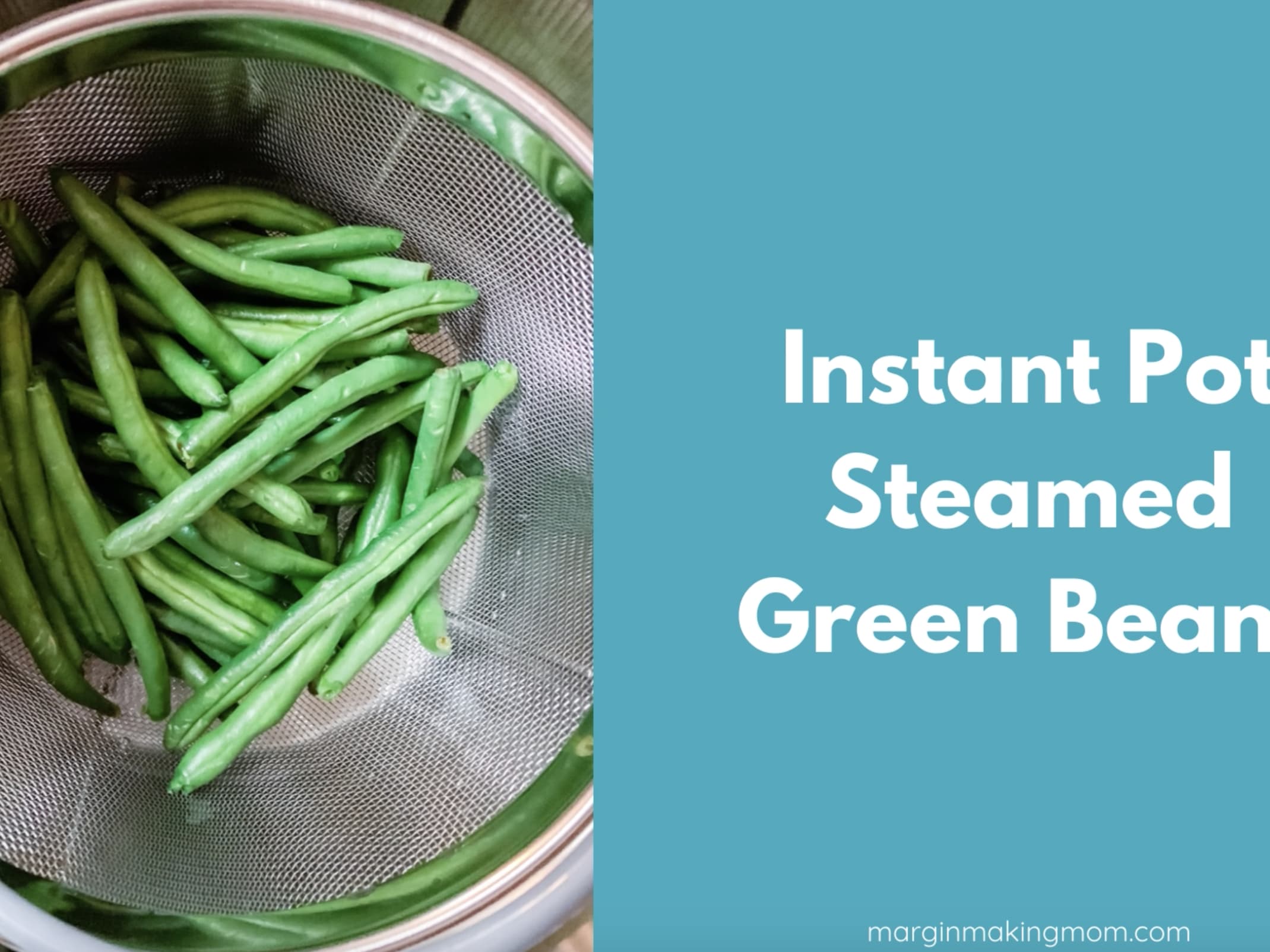 Green bean baby on sale food instant pot