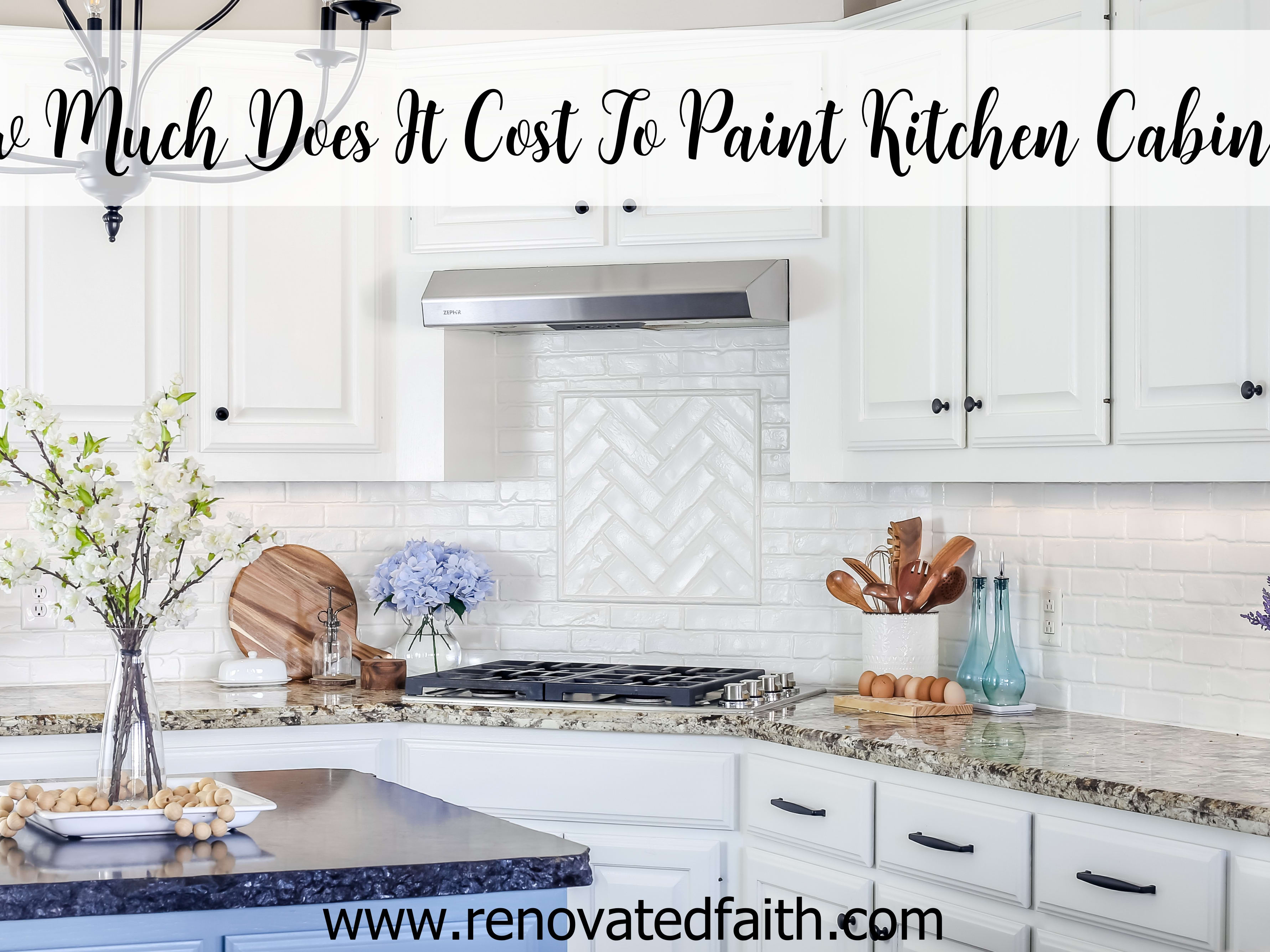 Cost To Paint Kitchen Cabinets