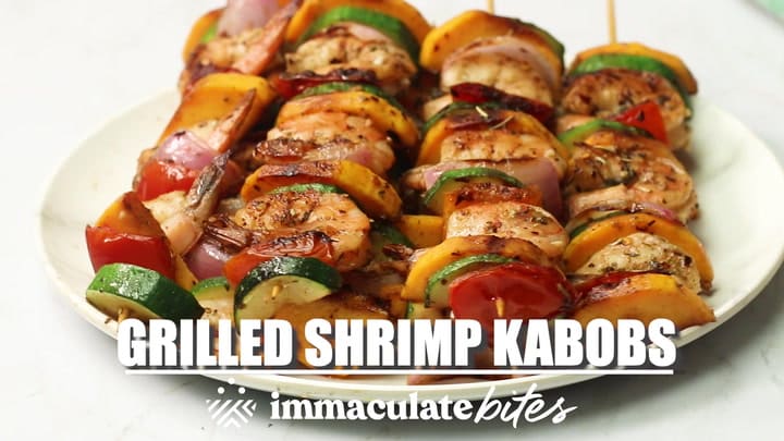 Grilled Shrimp Kabobs, Mediterranean-Style