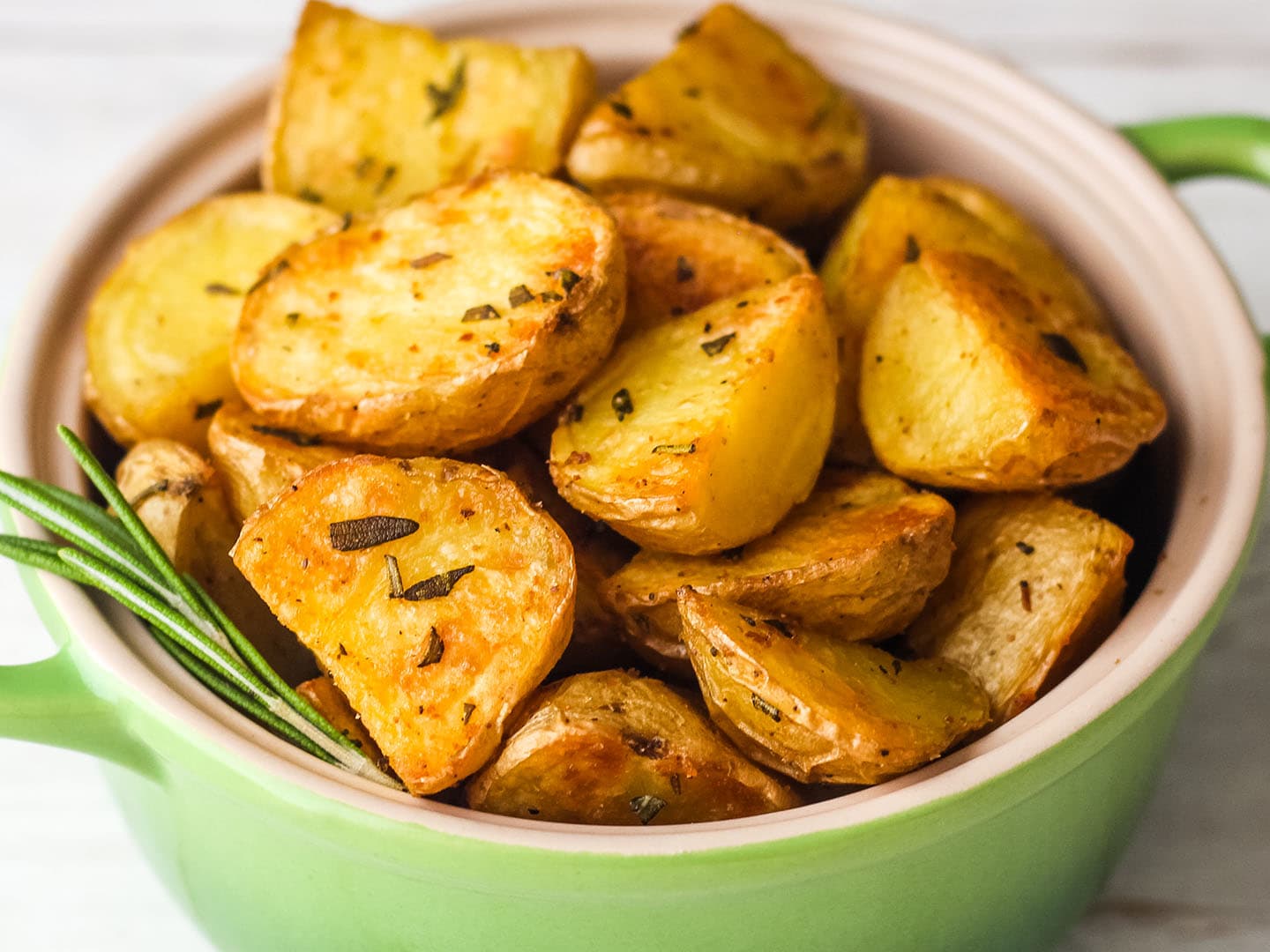 Toaster Oven Rosemary Potatoes