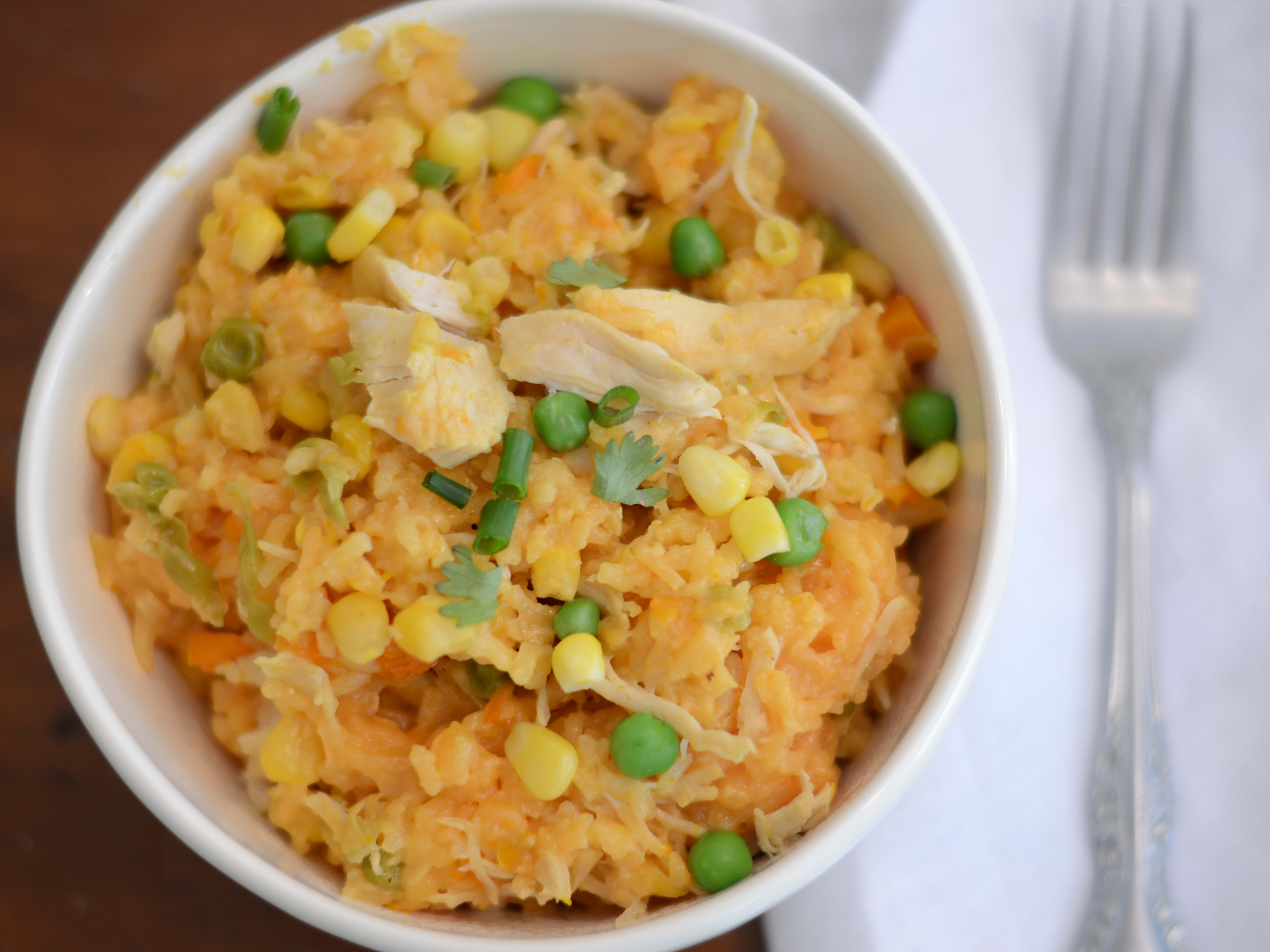 Instant Pot Chicken and Yellow Rice