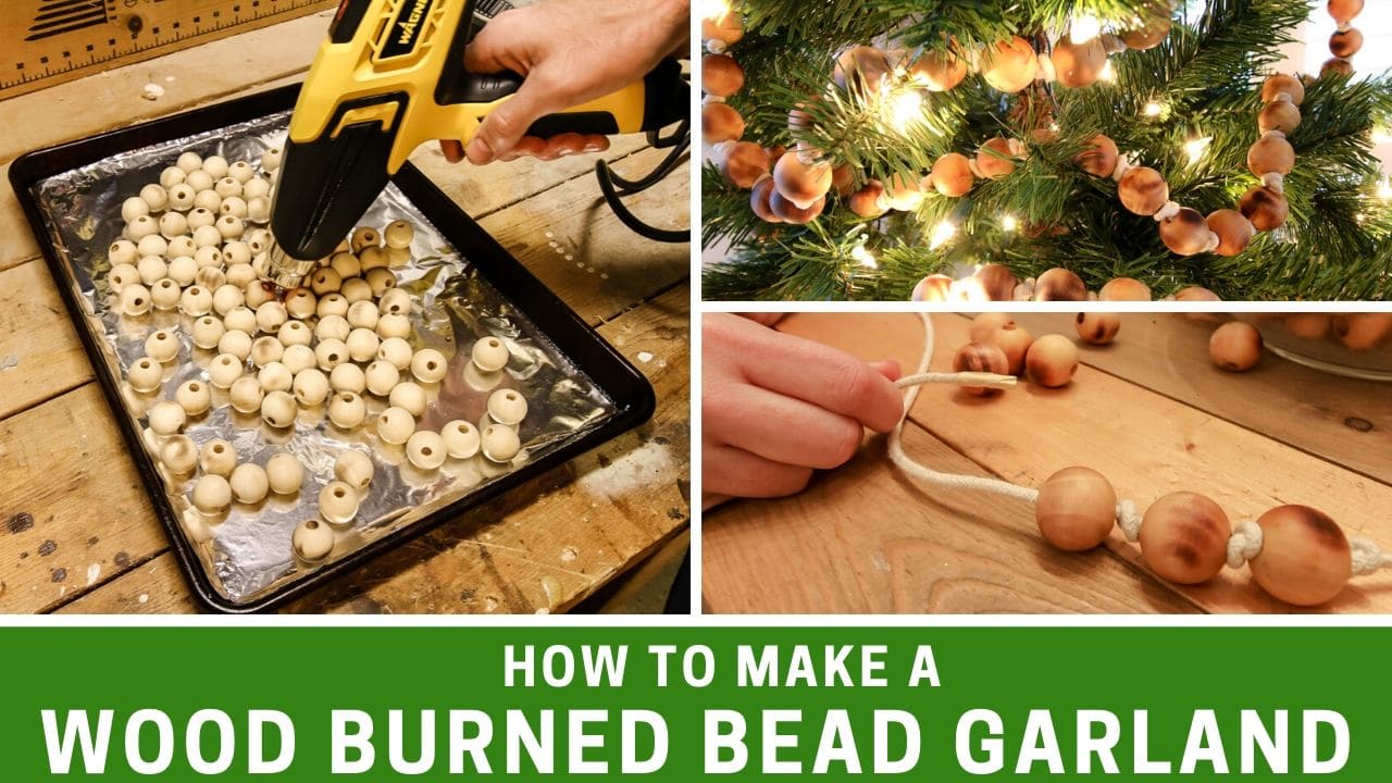 How to Make a Wood Bead Garland