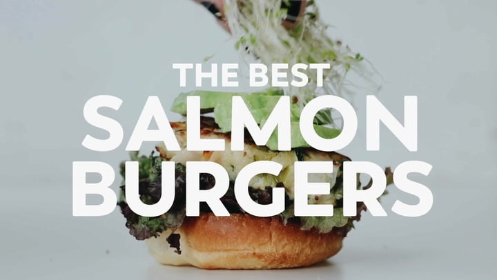 The Best Salmon Burgers - Hummusapien