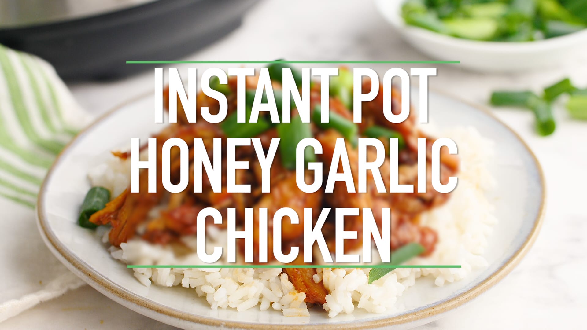 Instant Pot Honey Garlic Chicken Recipe