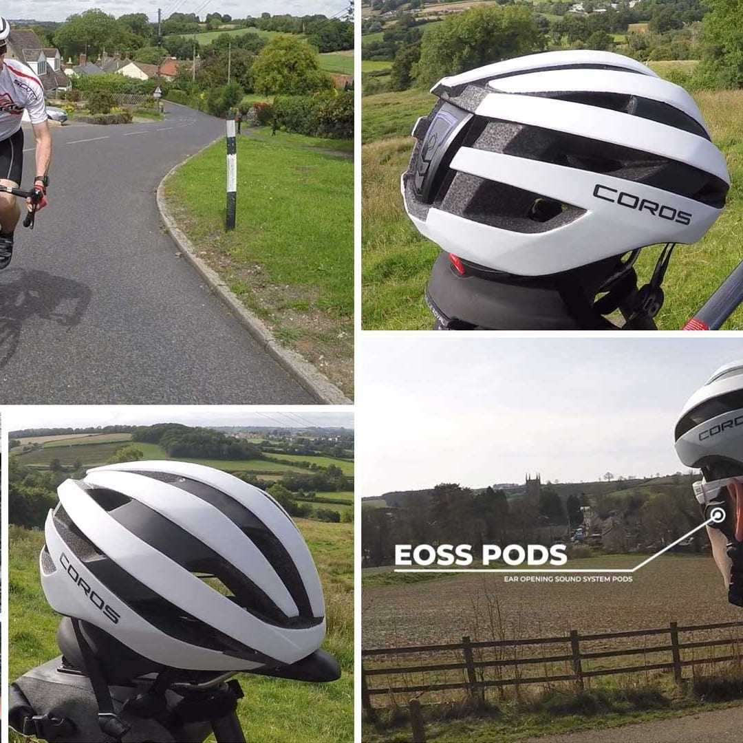 Coros safesound road best sale smart cycling helmet