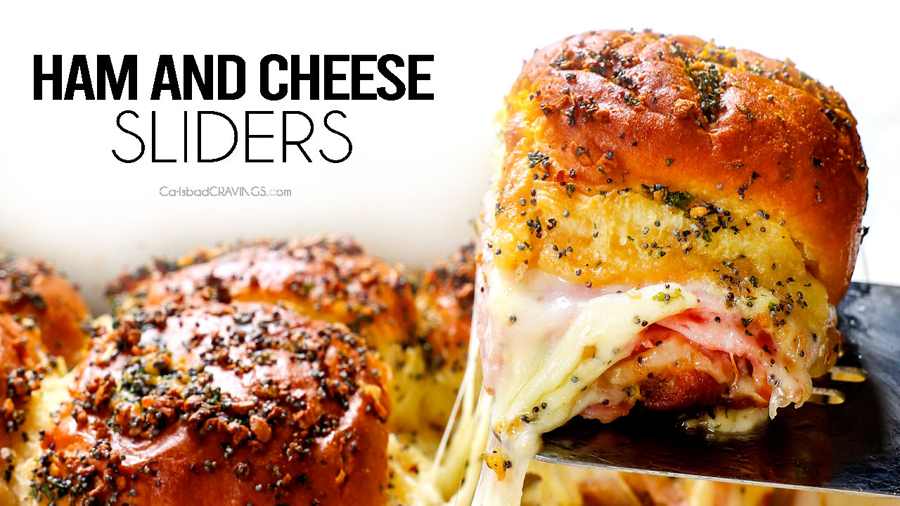 BEST Ham and Cheese Sliders (Make Ahead!)