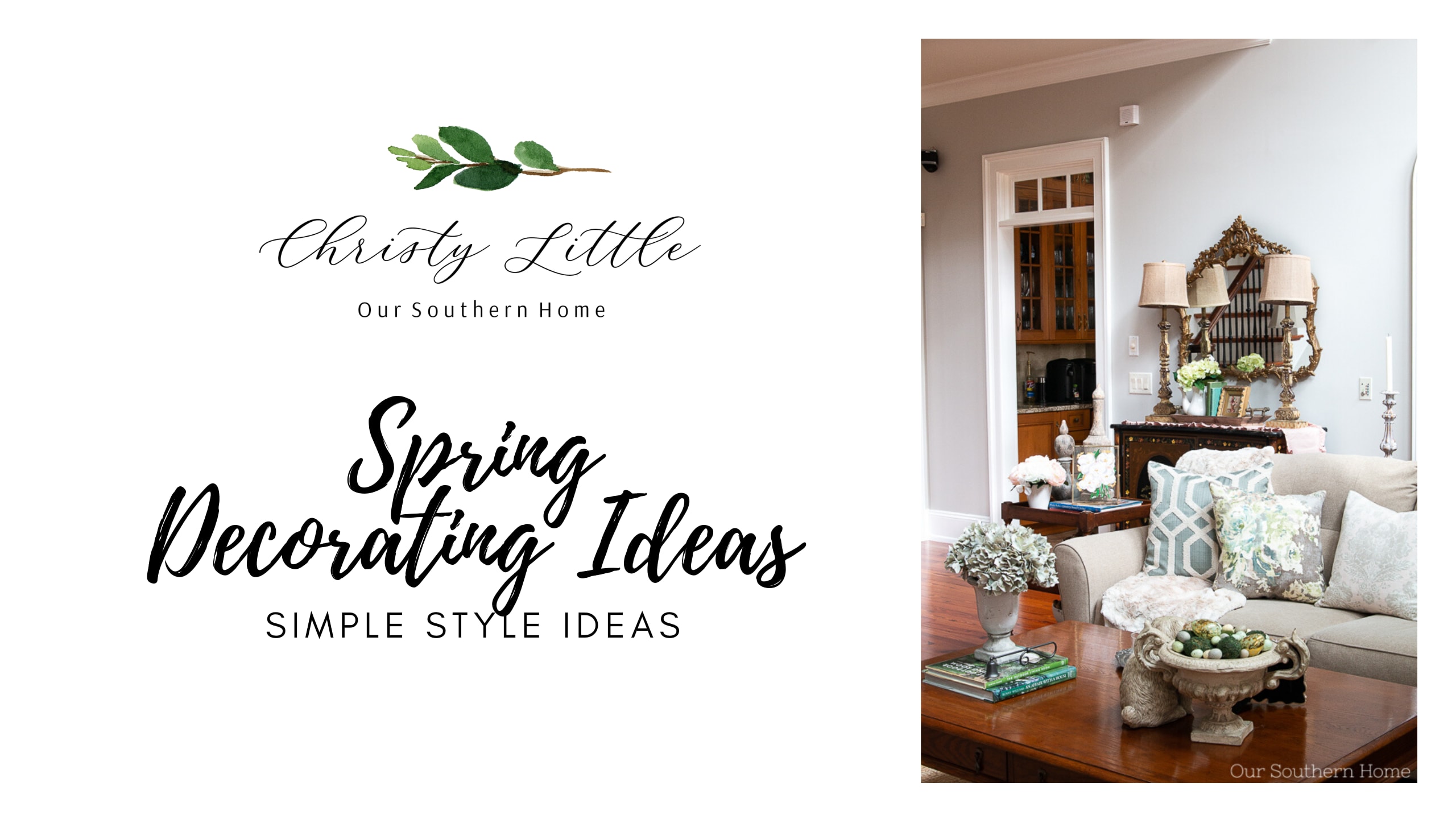 Simple Spring Party - Our Southern Home