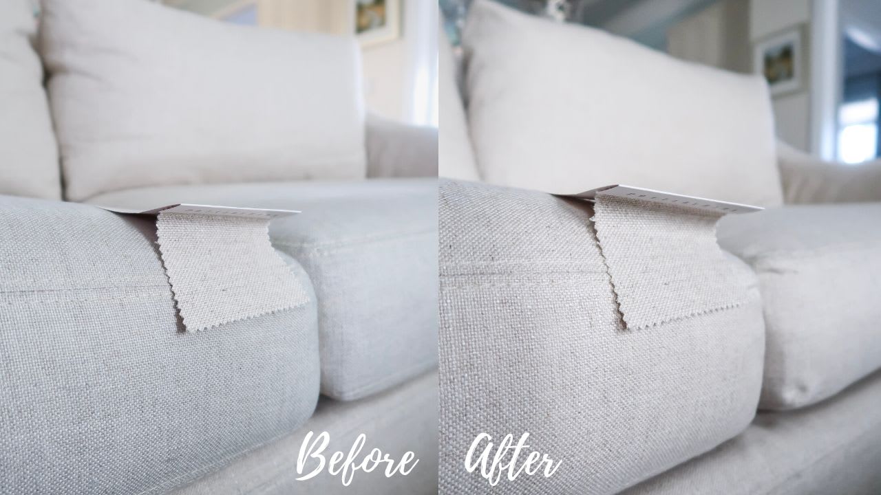 How-to Clean Jean Stains from Sofa Cushions - Porch Daydreamer