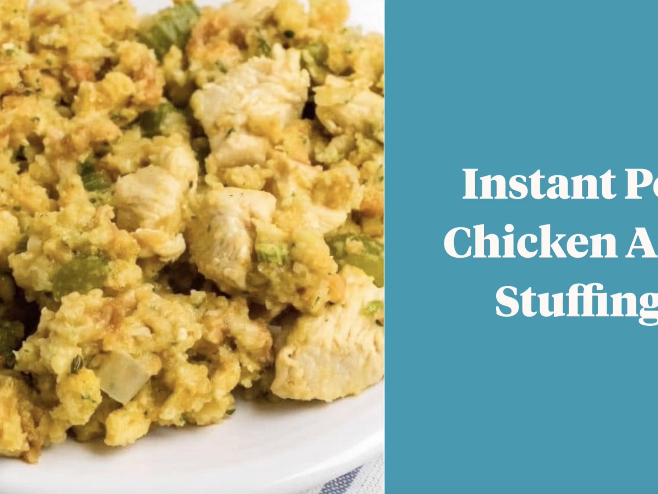 Instant pot chicken and dressing 2025