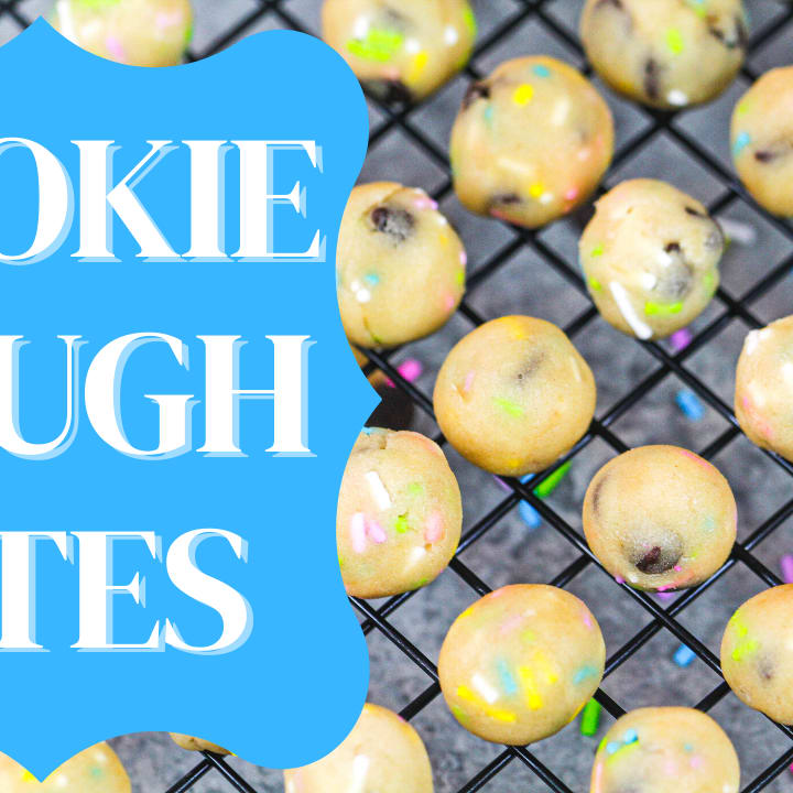 edible cookie dough bites - Blue Bowl