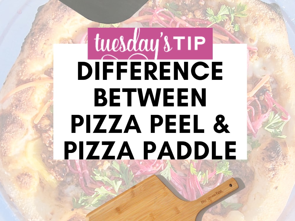 The Difference Between A Pizza Peel Pizza Paddle