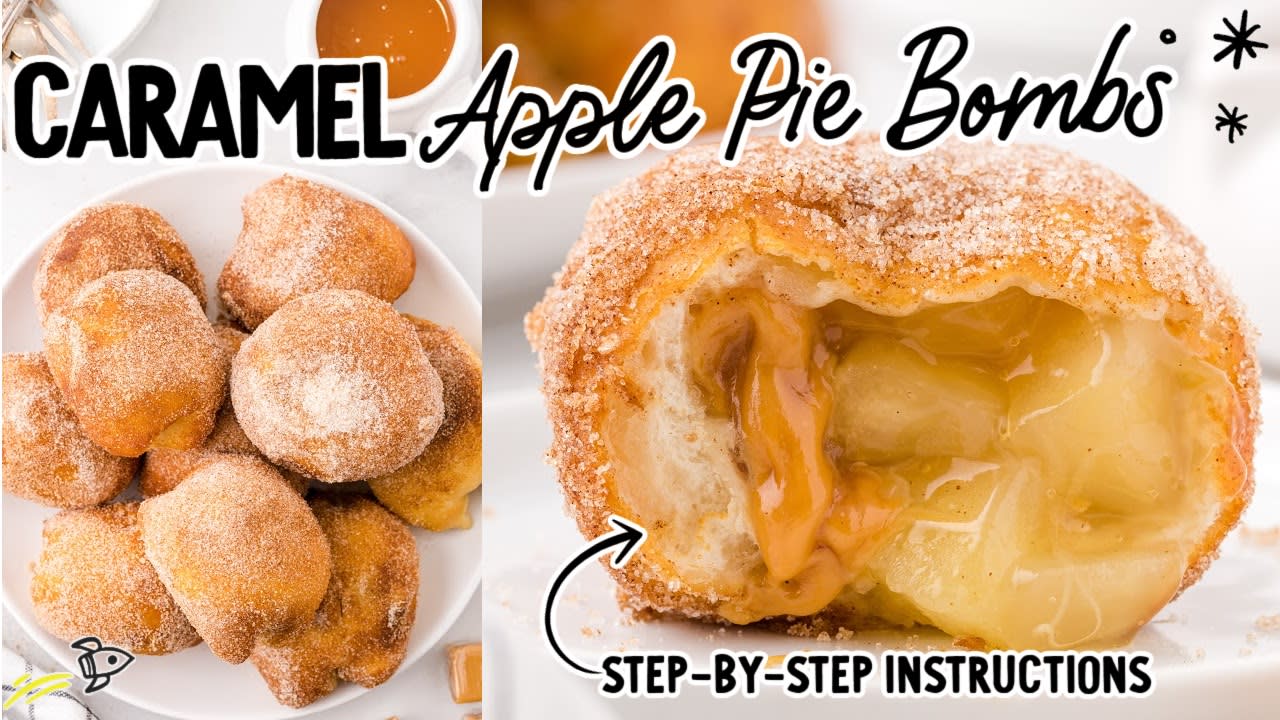 Caramel Apple Pie Bombs