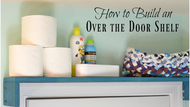 How To Build A DIY Behind-the-Door Storage Shelf