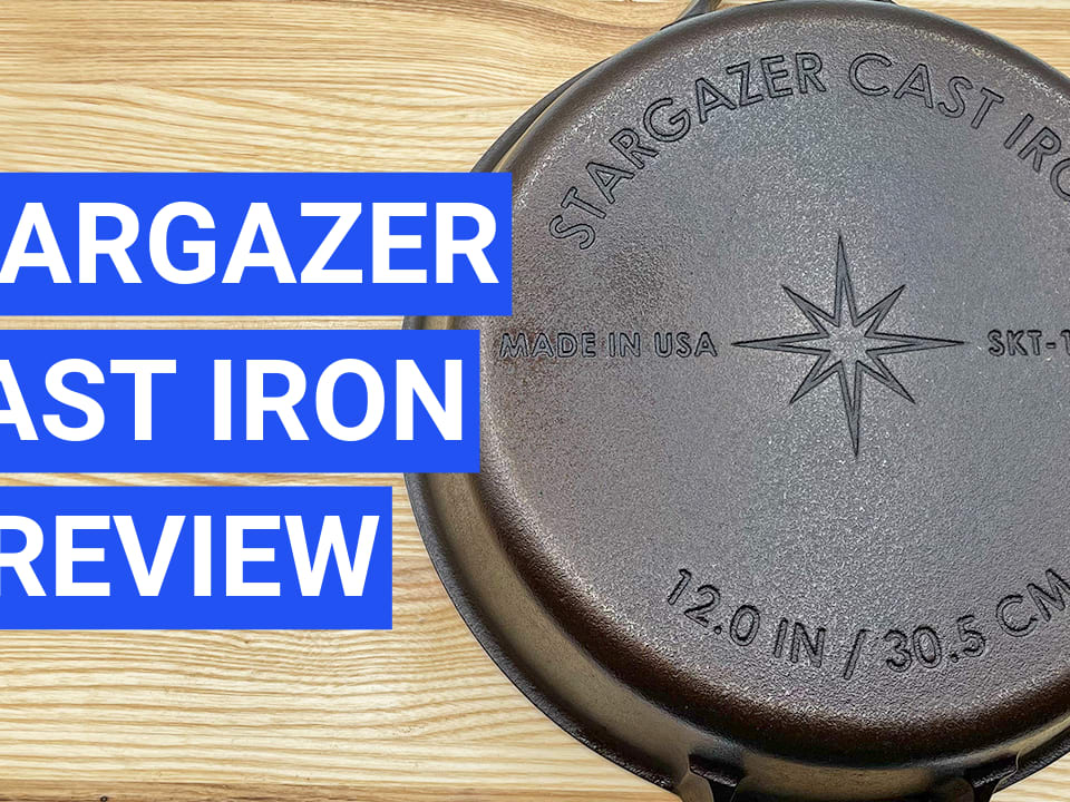 A winner for Best Cast Iron Pan! Stargazer USA Made Pre-Seasoned:  Lead-Free (Cadmium, Mercury & Arsenic Free too!)