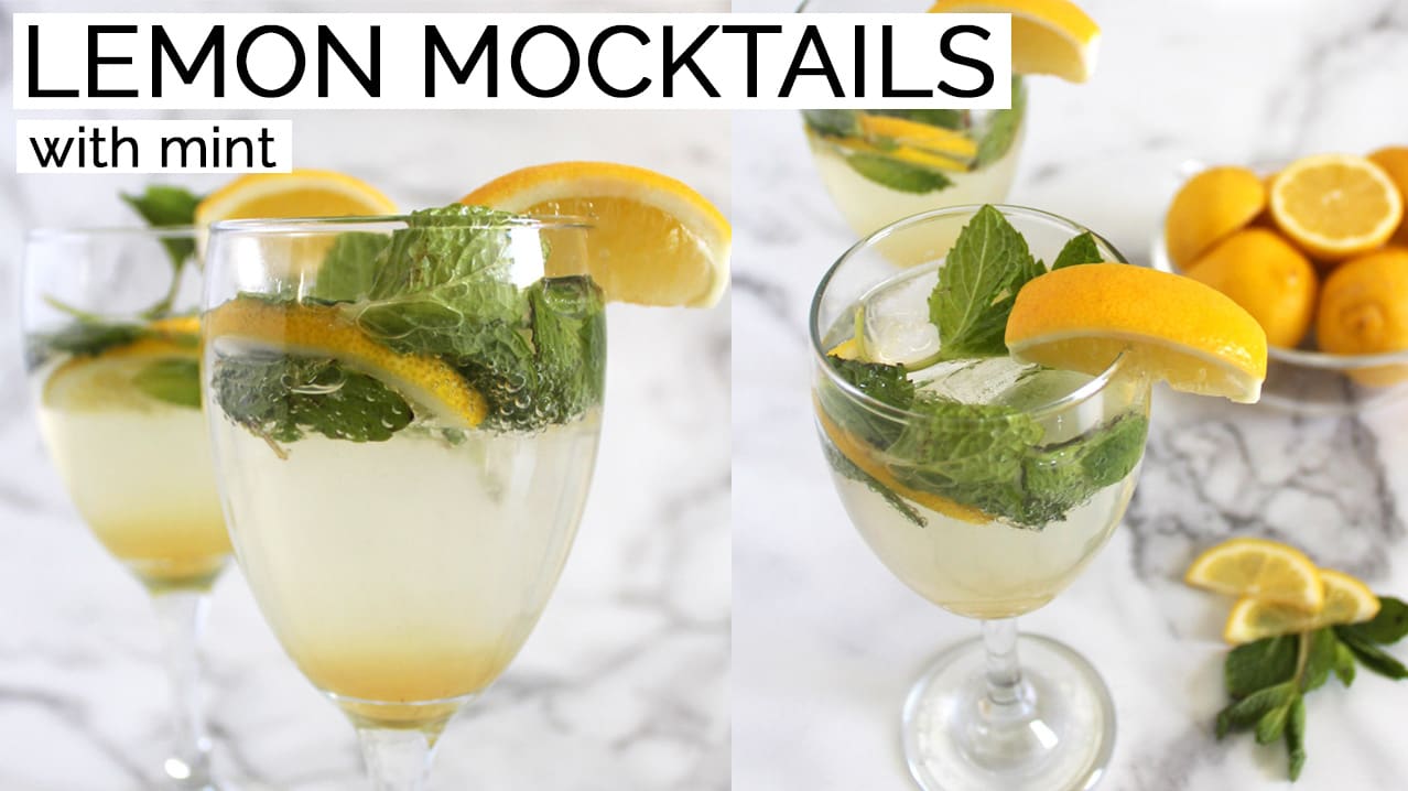 Lemon Mojito Mocktail Recipe - Lettuce Veg Out