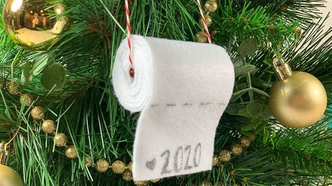 2020 christmas ornaments toilet paper discount