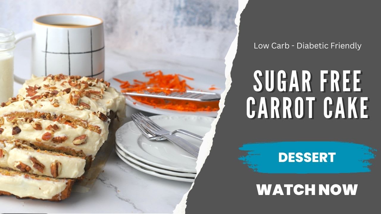 Healthy Gluten Free Sugar Free Carrot Cake | Food Faith Fitness