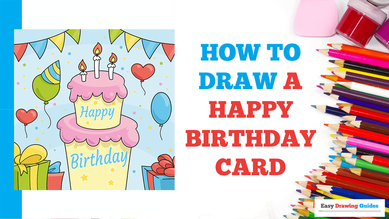 How to Draw a Valentine's Day Card - Really Easy Drawing Tutorial