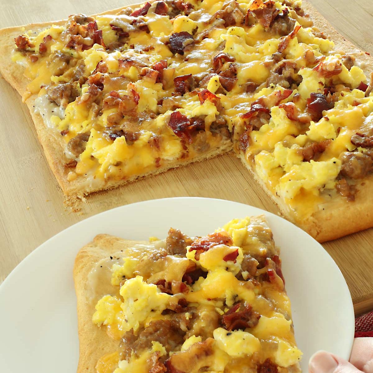 Sausage Breakfast Pizza