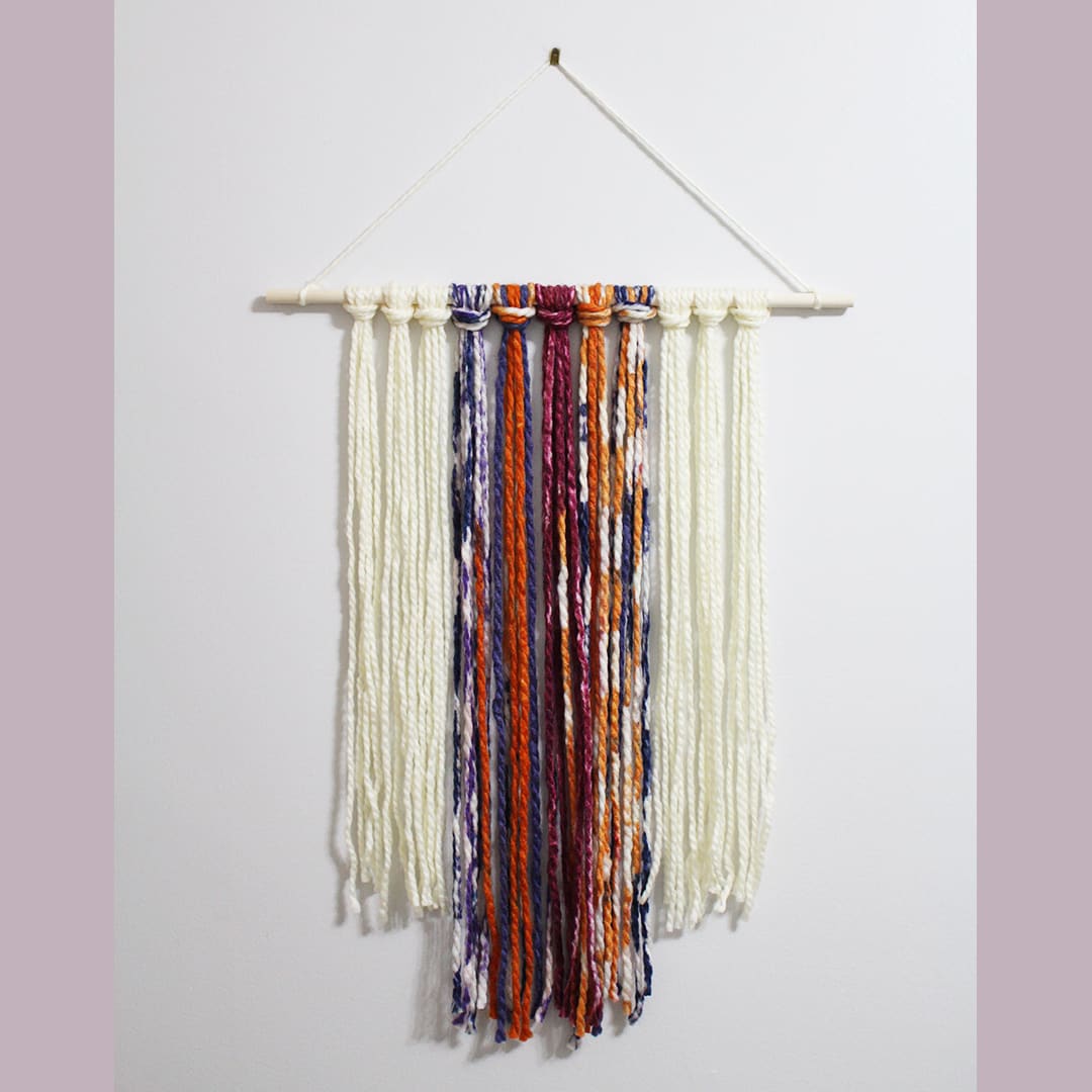 How to make yarn wall tapestry outlet