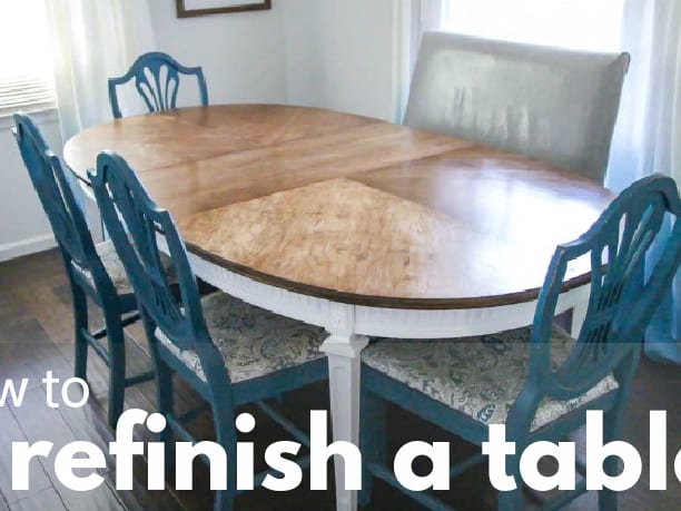 How To Refinish A Worn Out Dining Table, How To Remove Scratches From A Dining Room Table