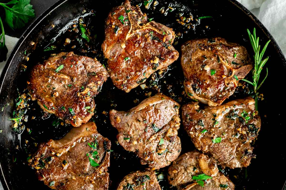 Pan Seared Lamb Loin Chops - Healthy Seasonal Recipes