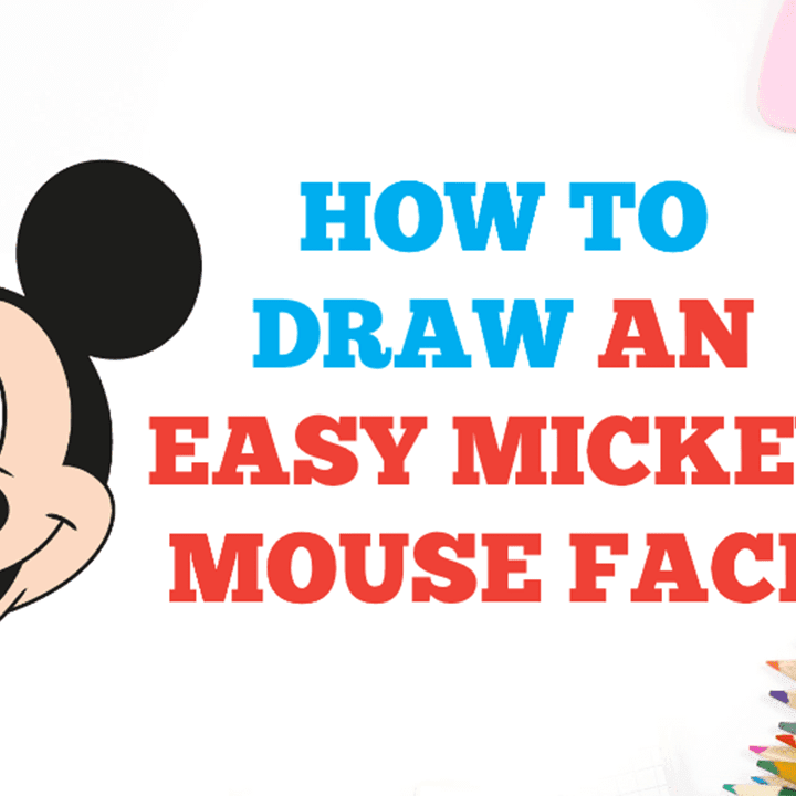 simple drawing of mickey mouse - Clip Art Library