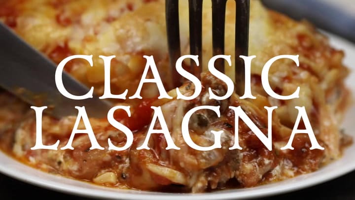 Classic Homemade Lasagna • Salt & Lavender
