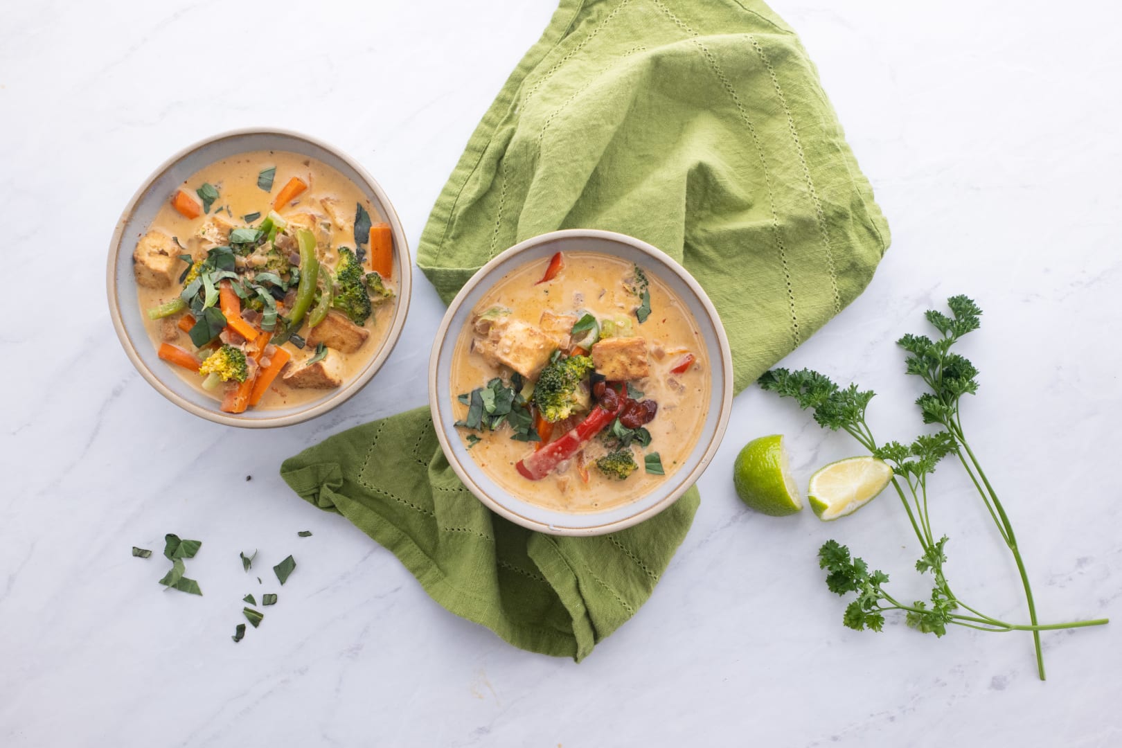 Easy Vegan Thai Red Curry With Tofu | Jessica in the Kitchen