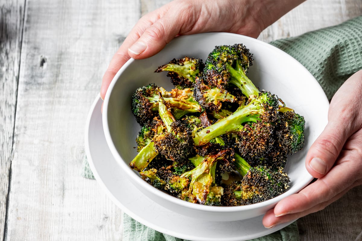 Instant pot air fryer lid broccoli outlet