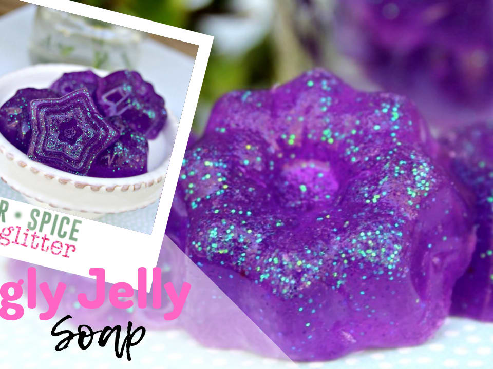 Homemade Jelly Soap  How to make Soap 