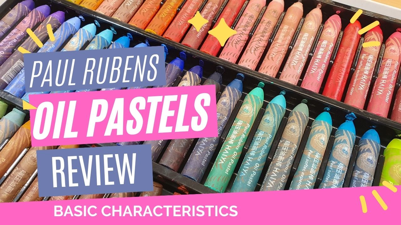 Paul Rubens Macaron Oil Pastels Review - The Artistic Gnome Blog