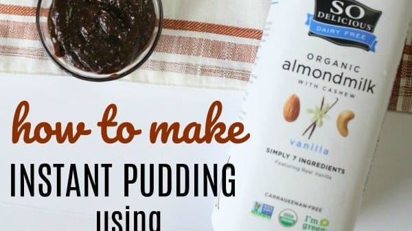 Almond Milk Instant Pudding