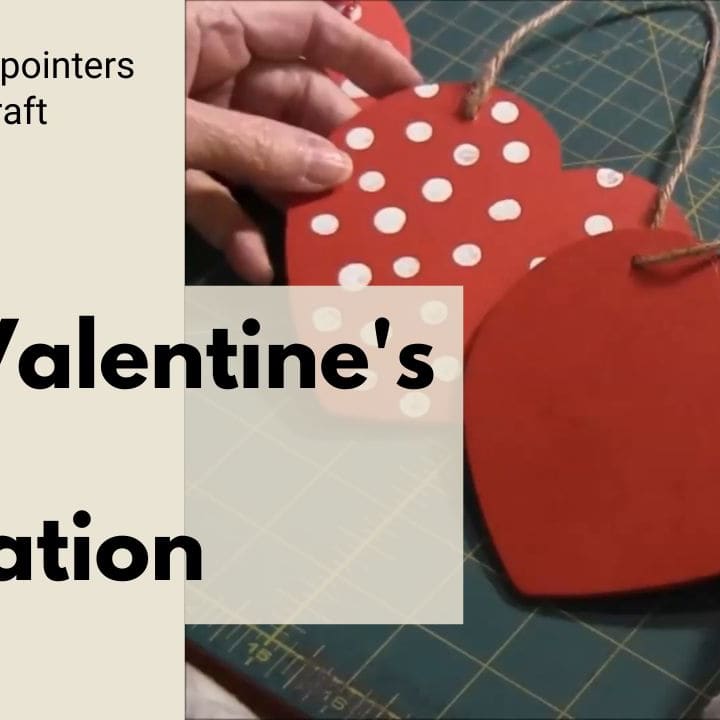 Valentine's Heart Decoration - Wood Heart or Foam Heart