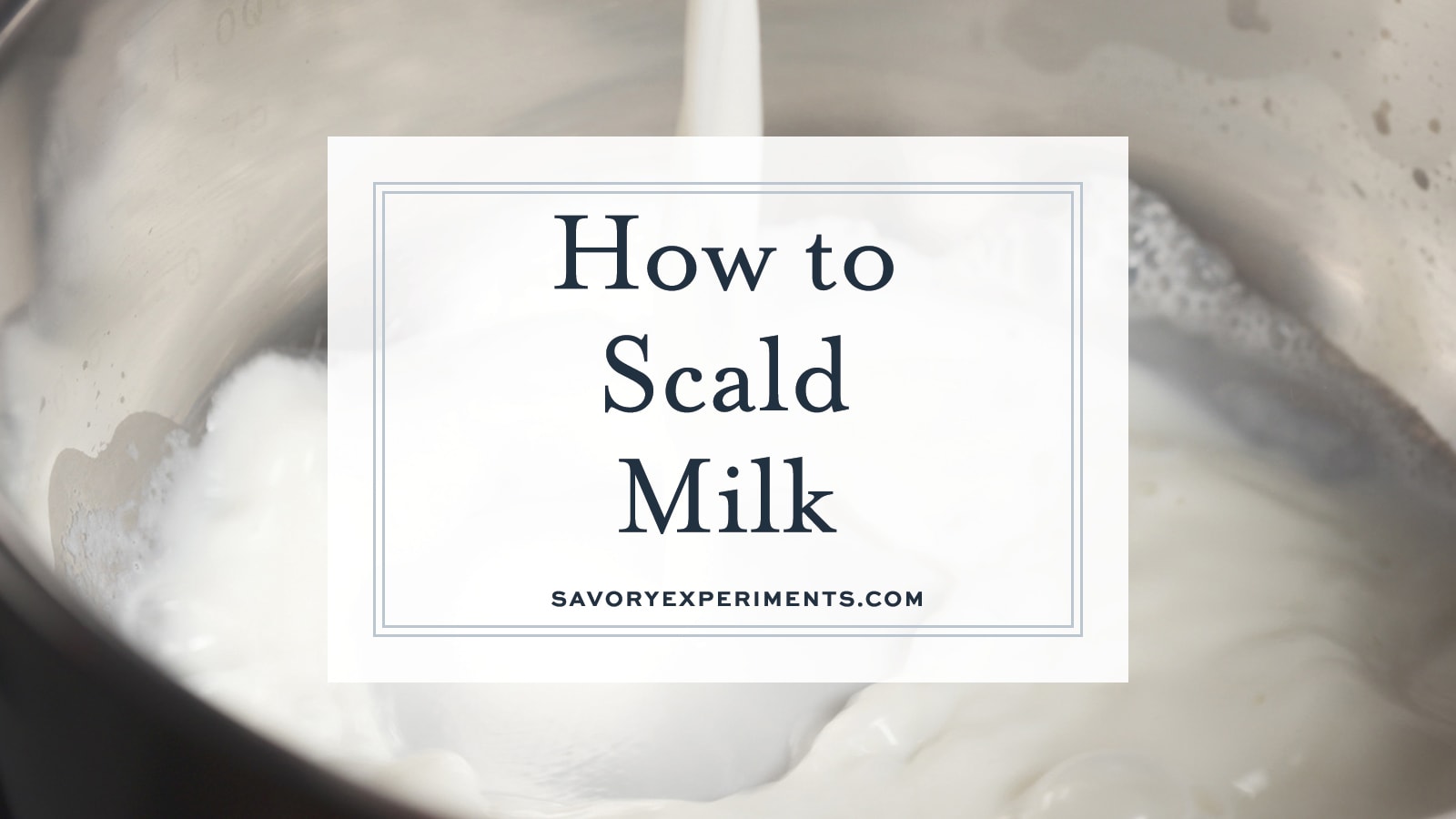 How to Scald Milk, Easy Baking Tips and Recipes: Cookies, Breads &  Pastries : Food Network