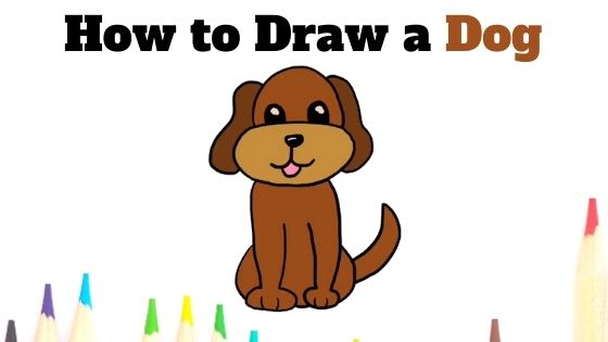 How to Draw a Dog - Video Tutorial - Paper Flo Designs