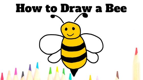 How to Draw a Bee - Paper Flo Designs