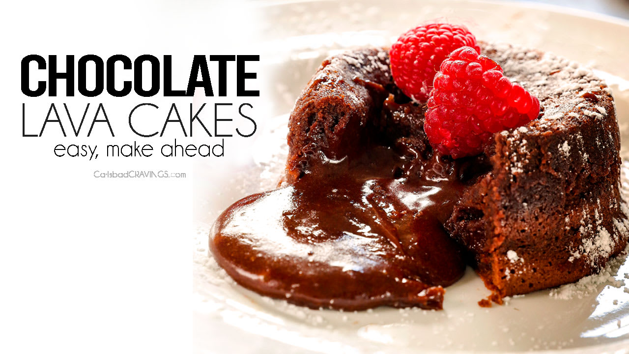 Easy Chocolate Molten Lava Cakes | Gimme Delicious