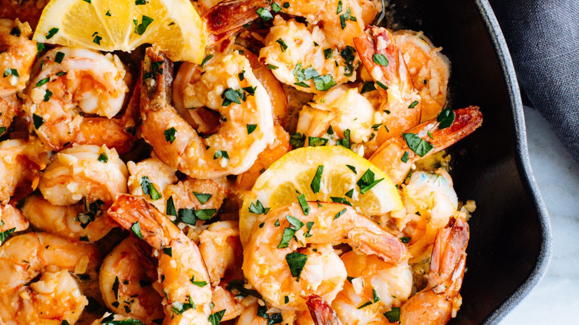 Lemon garlic store shrimp marinade