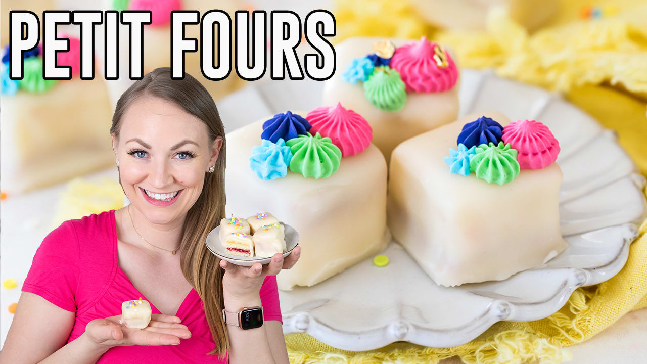 Funfetti Fours (Birthday Cake Petit Fours)