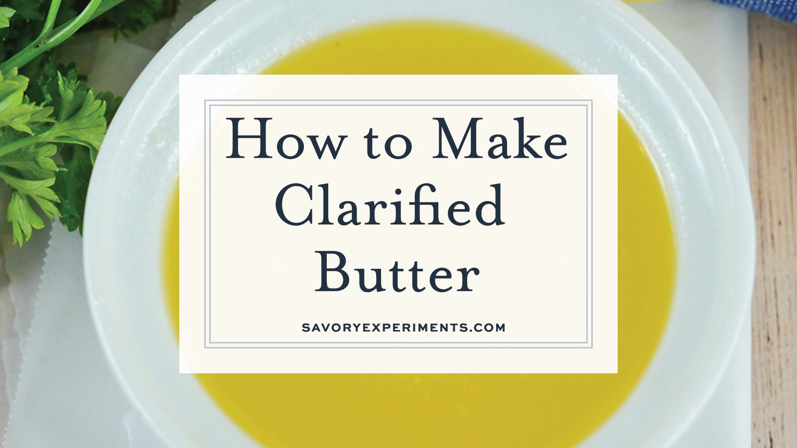 How to Make Clarified Butter for Crab Legs and Lobster