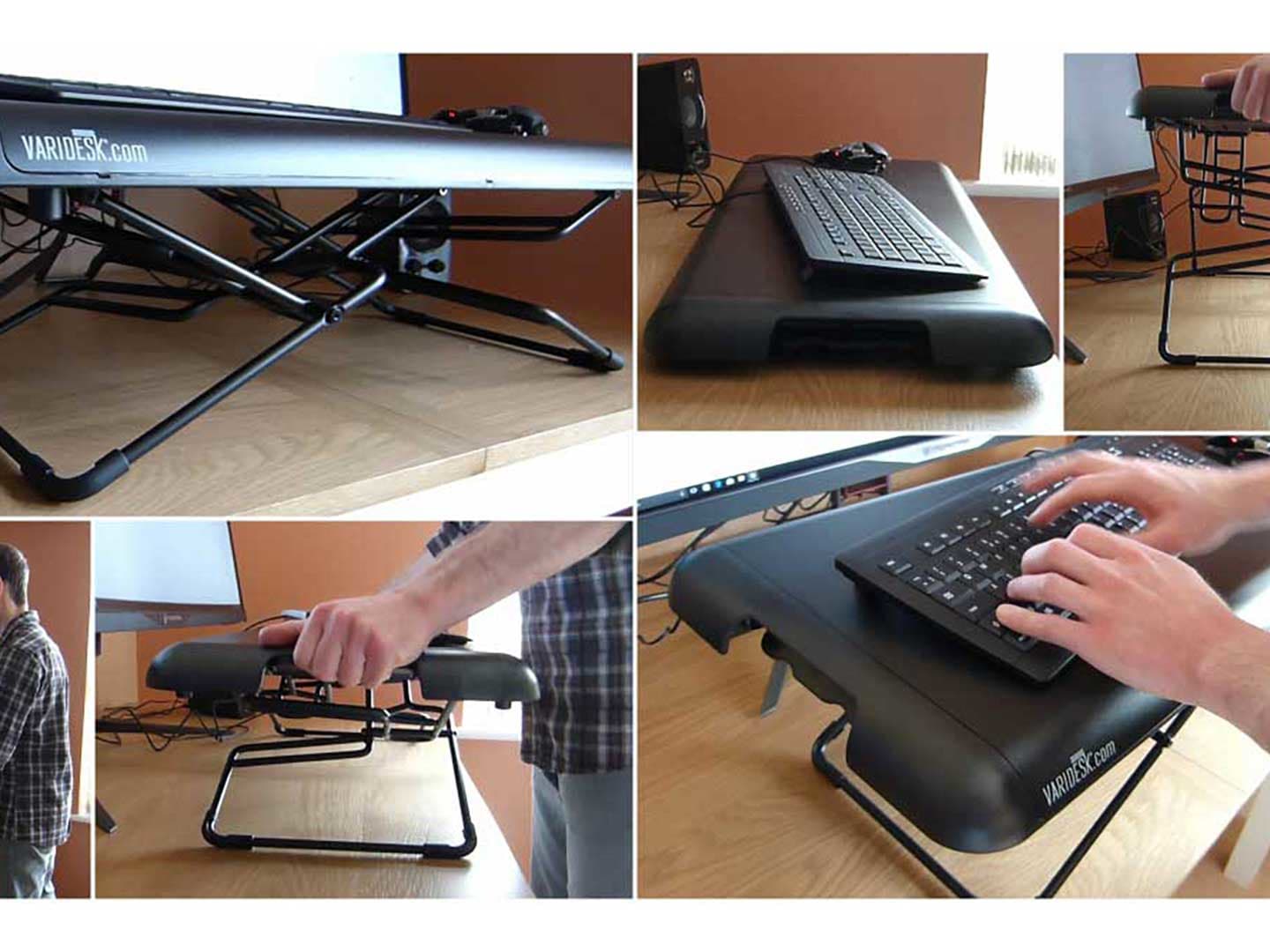 Varidesk portable deals laptop stand