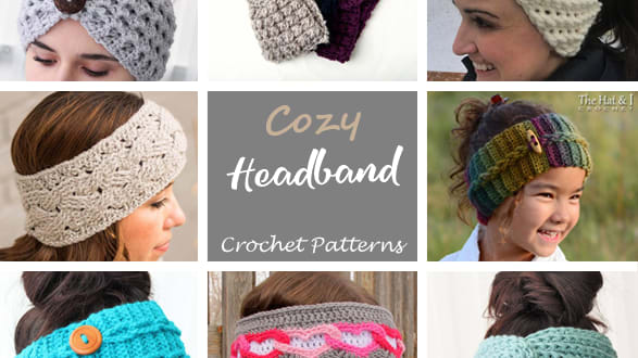 19+ Cozy Free Crochet Ear Warmer/Headband Patterns - Little World